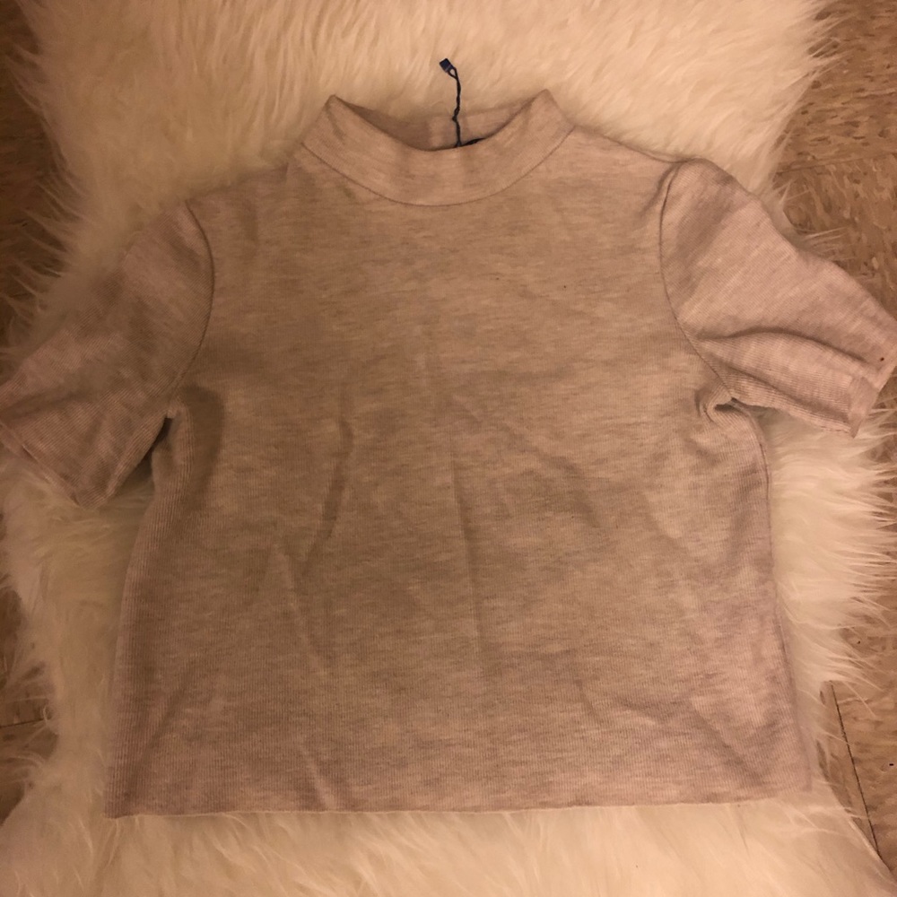 Zara Cream Crop Top